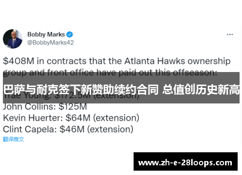巴萨与耐克签下新赞助续约合同 总值创历史新高